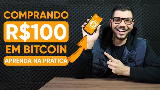 Vídeo Comprando 100 reais de Bitcoin na prática